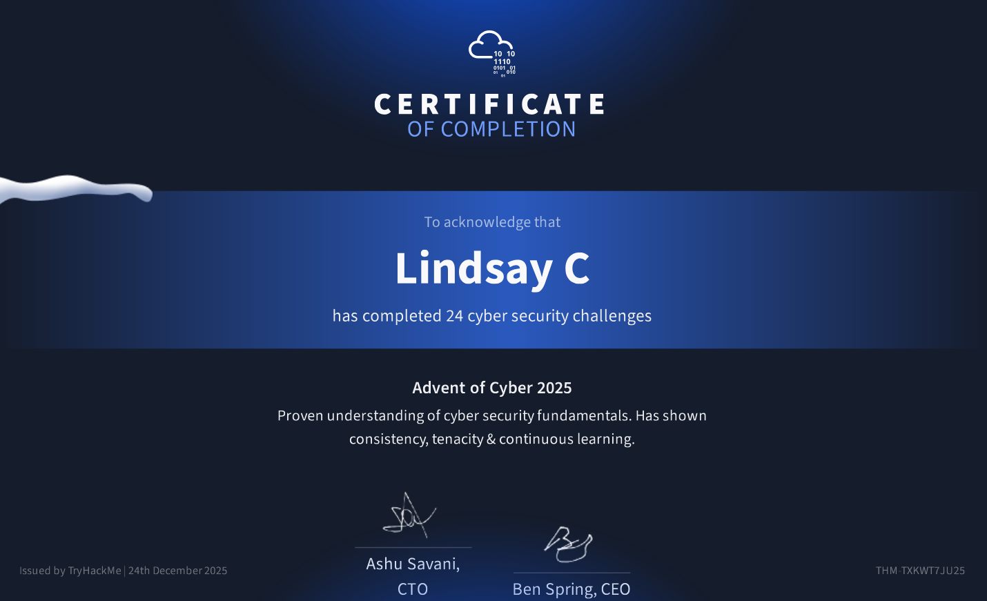 Advent of Cyber '25